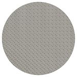 RESILIA - Round Under Grill Mat - Sandstone Diamond Plate, Large 36-inch Diameter, for Outdoor Use