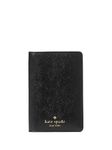 Kate Spade Madison Saffiano Leather Passport Holder, Black, Passport Holder