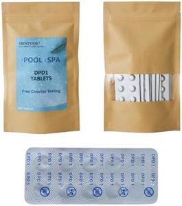 SBINTUOR DPD1 Test Tablets for Free Chlorine in Swimming Pools, Spas and Hot Tub (100 Test Tablets)