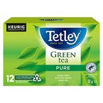 Tetley Green Tea Single Serve K-Cup pods for Keurig brewers, 12 count