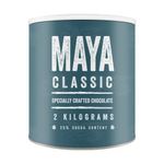 Maya Drinks Classic Hot Chocolate Cocoa Powder - Home, Cafe, Business Shop (Vegan, Gluten Free, No GMO's) (2KG Resealable Tub)