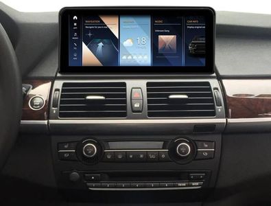 Koason 1920HD 10.25 Inch Android Screen Monitor Display Upgrade Multimedia Player GPS Navigation for BMW X5 X6 X5M X6M E70 E71 (CCC)