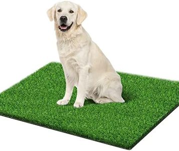 STARROAD-TIM 80 * 130 CM Reusable Dog Training Pads Artificial Grass Rug Turf for Dogs Indoor Outdoor Fake Grass for Dogs Potty Training Area Patio Lawn Decoration