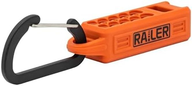 Screwdriver Magnetizer Bit Holder Organizer – Railer 10-Hole Magnetizer/Demagnetizer Bit Organizer Holder with Carabiner