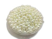 Atreya- White Pearls Beads for Art Craft, Jewellery ,Embroidery, Making Purpose Round Shape - 1000 Pieces (6MM, 100g)