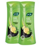 Joy Lemon & Olives Hair Dryness Control Conditioning Shampoo (340ml x 2) | For Dry & Frizzy Hair | Makes Hair Smooth & Shiny | For Men & Women