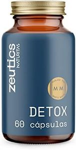 Detox 60 Cápsulas de Zeutics by Naturitas | Suplemento detox | Carfo Mariano | 1 cápsula al día | Vegano | Sin gluten y sin lactosa