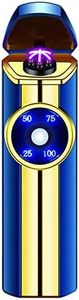 SKRFIRE Triple-Arcs Electric Lighter,Plasma Lighter Outdoor,Rechargeable USB Lighter,Windproof Lighter with Battery Indicator (blue)