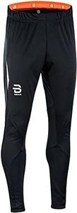 B DÆHLIE Daehlie Men's Pro Athletic Workout Pants - Wind and Water Resistant High Intensity Training Gear with Bionic Finish, Black, Medium