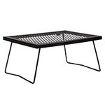 REDCAMP Folding Campfire Grill Grate, Portable Heavy Duty Steel Camp Grill Over Fire for Camping Outdoor Kitchen Cooking BBQ