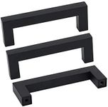 goldenwarm 2 Pack |3" Kitchen Cabinet Handles Drawer Pulls Black Cabinet Pulls for Kitchen Cabinet Handles