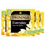 Twinings Everyday Tea | Classic Blend, Rich & Well Rounded Black Tea | Multipack Bulk Buy, 320 (4 x 80) Biodegradable Tea Bags