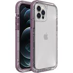 LifeProof Next Series Case for iPhone 12 & iPhone 12 Pro (Only) - Non-Retail Packaging - Napa (Clear/Grapeade) 27-54253-E69