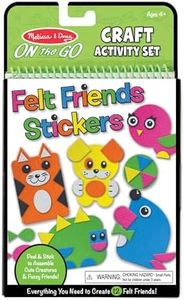 Melissa & Doug On The Go Felt Friends Craft Activity Set with 188 Felt Stickers