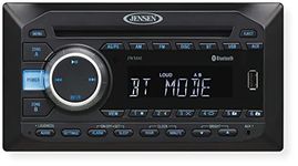 Jensen JWM41 AM/FM|DVD|CD|USB|AUX| Bluetooth (A2DP & AVRCP) Wallmount Stereo, 2-Speaker Zone / 4 Speakers, Plays: CD, CD-R, CD-RW, DVD, DVD+RW, DVD-RW, DVD-Video, MPEG-4, VCD, JPEG, CD-DA, MP3, WMA