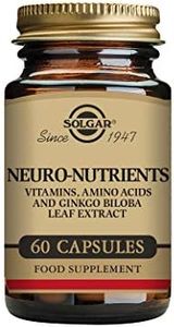 Solgar | Neuro Nutrientes | Combinación Única de Vitaminas Aminoácidos y Extracto de Hoja de Ginkgo Biloba | 60 Cápsulas Vegetales
