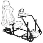 Dardoo Racing Simulator Cockpit Fits for Logitech G923 G29 G920 G PRO, Thrustmaster T80 T150 Steering Wheel Gaming Not Included Steering Wheel, Pedal, Handbrake and Seat