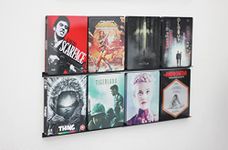 DVD & Bluray Rack, Wall Mount, Display Shelf (for 8 Movies), Steelbook, Holder, Wall Mount