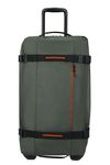 American Tourister Urban Track Travel Bag with 2 Wheels, Green (Dark Khaki), M (68 cm - 84 L)