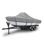 Seal Skin Trailerable Boat Cover- 14'-16' Fits V-Hull,Bass Boat,Runabout,Fishing Boat,Pro-Style,Fish&Ski, Waterproof Heavy Duty Boat Cover w/Storage Bag, up to 14ft-16ft Long x 72" Wide