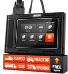 ANCEL Heavy Duty Truck Scanner HD3400 Diesel Scan Tool for Cummins, Detroit, Caterpillar, Paccar with DPF Regen, All-System Diesel Diagnostic Tool OBD2 Scanner Truck & Car 2 in 1 Code Reader