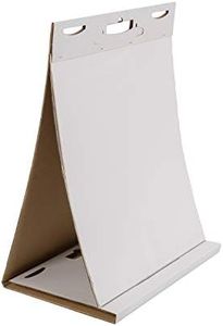 BoardsPlus Tabletop Self Stick Flipchart Pad, 70 gr/sqm Paper, 20 Sheets per pad, 58,5 x 50 cm