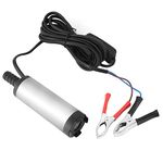 12V 3.8cm 12L/min Stainless Steel Submersible Pump Discharge Water Kerosene Refueling Tool 8500r/m