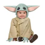 Rubie's 702474TODD000 Official Disney Star Wars The Child Costume, Kids Fancy Dress, Size Toddler 1-2 years Batman, Unisex, Multicolor