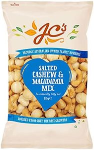 J.C.'S QUALITY FOODS Salted Macadamia and Cashew Nut Mix, 375 g