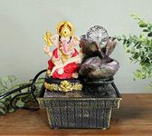 TIED RIBBONS Resin Ganesha Water Fountain For Home Statue Showpiece Tabletop For Indoor Outdoor Living Room Garden Home Decoration Gift Item