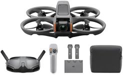 DJI Avata 2 Explorer Combo (3 Batteries), FPV Drone with Camera 4K, Immersive Experience, One-Push Acrobatics, Built-in Propeller Guard, 155° FOV, Camera Drone with Goggles Integra and RC Motion 2