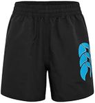 Canterbury Kids Long Length Tactic Short, Black, 10