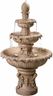 Kenroy Home 51010SNDST Ibiza Classic Outdoor Floor Fountain, Sandstone, 45 Inch Height, 25.5 Inch Width, 25.5 Inch Depth