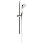 Hansgrohe Croma Select E 6-inch Handshower with Slide Bar and Hose in Chrome, 04941000