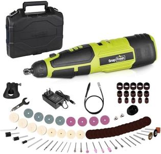 12V Cordless Rotary Tool Kit, 7 speeds, 77 Accessories, 2 attachments, Flex Shaft, Universal keyless chuck,1 hour Quick Charging, for Cutting, Sanding, Polishing, Drilling, Grinding,Carving
