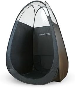 Talons Edge - Spray Tan Tent - Pop Up Spray Tan Booth with Carry Bag - Portable Tanning Tent for Professional & Home Use - Mess Free - Foldable Spray Tan Backdrop