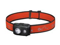 fenix HL16 Black Lightweight Multipurpose Headlamp | 450 lumens | 104m | 100 Hrs Max | AAA powered | Red light mode | SOS function | IP66