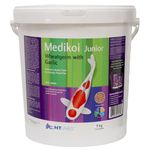 NT Labs Medikoi Wheatgerm With Garlic, Complete Feed For All Pond Fish, Ideal For Late Autumn, Winter & Early Spring Feeding, Maintains Immune System, Koi Fish Food (5kg)