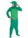 Smiffys Crocodile Costume, Green, M - Size 38 inches-40 inches