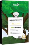 Koala Sublimation Paper 150 sheets 8.3x11.7 inches A4 for Heat Transfer DIY Gift Compatible with Inkjet Sublimation Printer 105gsm