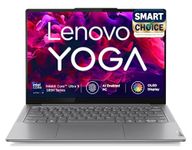 Lenovo Yoga Slim 7 (Smartchoice) Intel Core Ultra 9 185H 14"(35.5cm) WUXGA-OLED Laptop (32GB RAM/1TB SSD/AI PC/Windows 11/Microsoft 365 Basic + Office Home 2024/1Yr ADP Free/Grey/1.39Kg), 83CV00B3IN