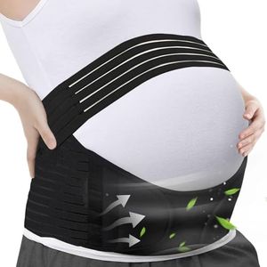 APKOL 3 in 1 Bauchgurt Bauchband Schwangerschaft Schwangerschaftsgurt Stützgürtel Bauchstütze Schwangerschaft für die Schwangerschaftsgürtel für Schwangerschaftsgymnastik, Yoga, Walking(Schwarz, XL)