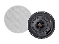 Monoprice Amber Ceiling Speakers 8-inch 2-way Carbon Fiber with Ribbon Tweeter (pair)