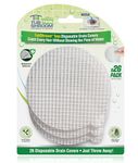 TubShroom Toss 26pk Disposable Drain Covers - Hair Catcher Mesh Sticker Strainers for Shower Bathtub and Bathroom Sink Drains to Prevent Clogged Drains, Half Year Supply