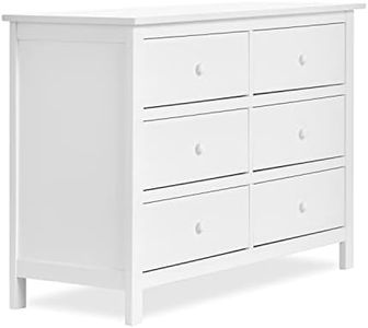 Dream On Me Cleo Double Dresser in White