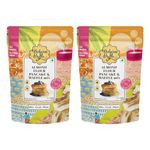 The Belgian Waffle Co Almond Flour Pancake & Waffle Premix, No Maida, 100% Vegetarian and Eggless, No Added Preservatives and Gluten Free, Instant Breakfast Mix - 250gm (9 Pancakes Each, Pack of 2)