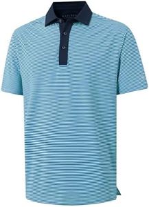 M MAELREG Mens Golf Shirt Dry Fit Short Sleeve Striped Performance Moisture Wicking Polo Shirt Golf Shirts for Men