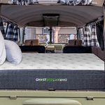 GhostBed 10 Inch Short King RV Mattress, Camper Mattress with Cool Gel Memory Foam and Hybrid Coils - Low Profile, Medium Feel, Made in Canada, Short King