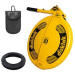Disklok Gold Security Edition Combo Pack Car Steering Wheel Full Cover Anti- Angle Grinder Anti-Theft Lock Police Approved Inc. Cover & Small RFID Pouch (Yellow, Small 35cm - 39cm)