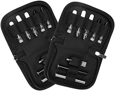 2PCS Pocket Size Travel Pouch Stash Case,Pod case Travel Carrying Case for Battery Pen Charger